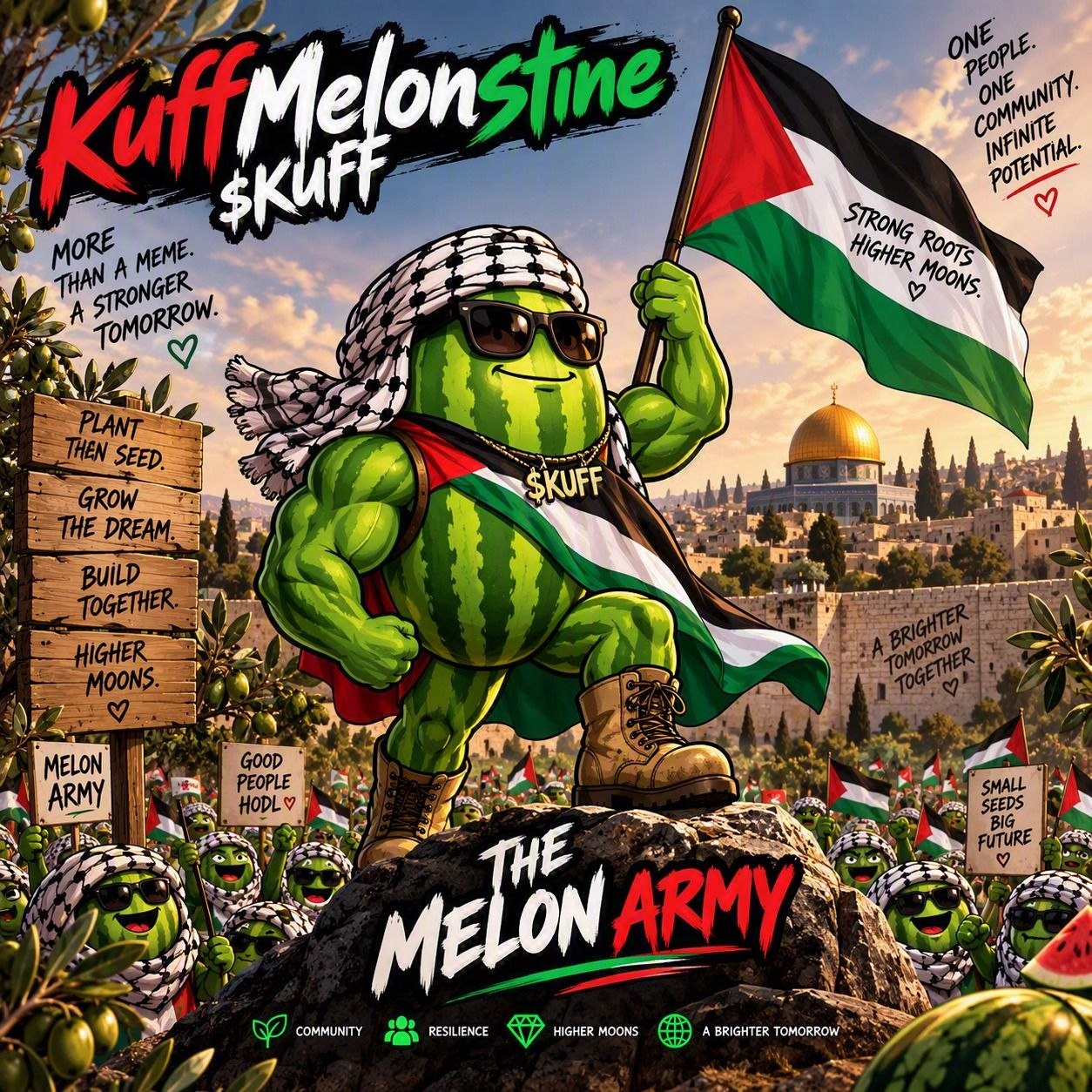 The Melon Army Assembled